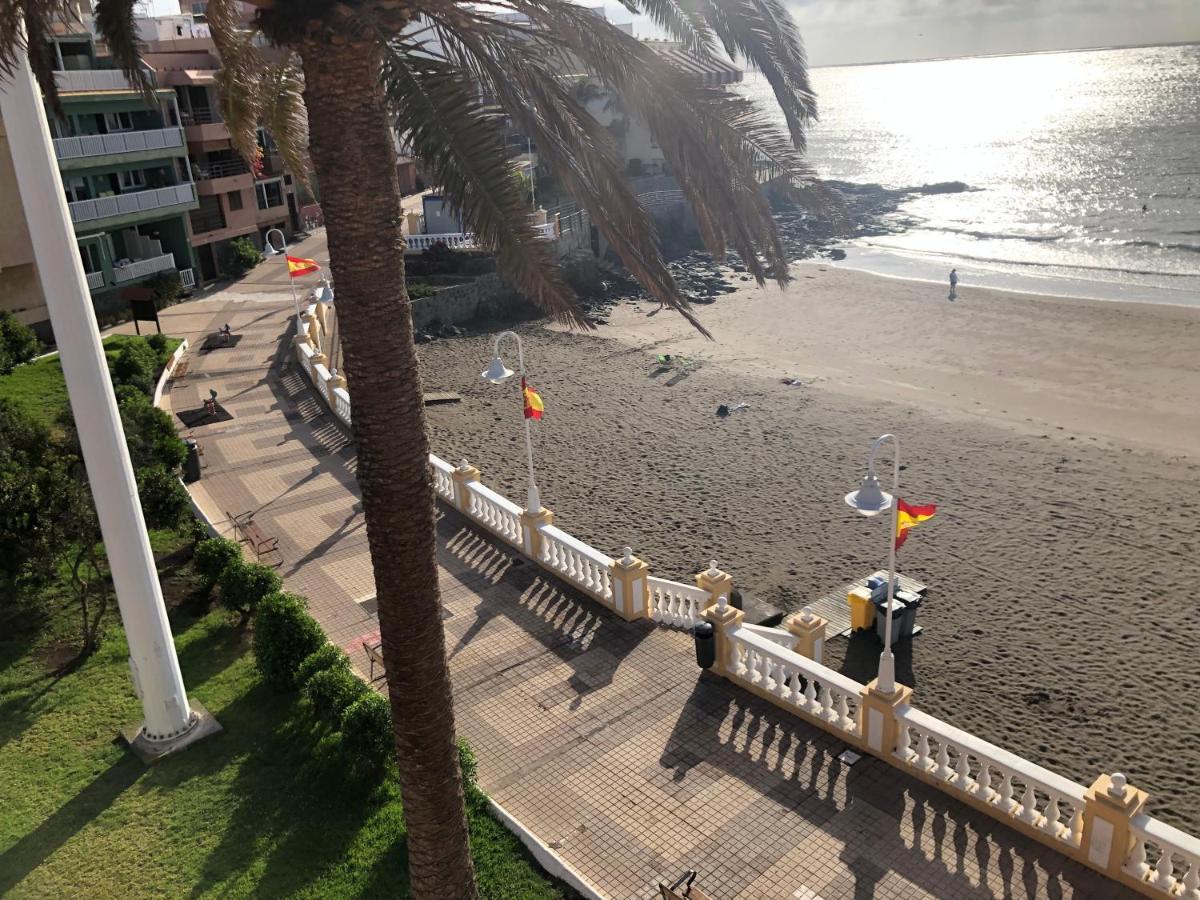 Espectacular En Primera Linea De La Playa 特尔德 外观 照片